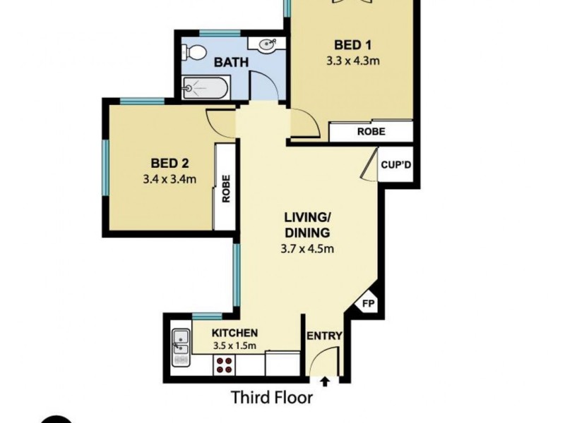 12/31 Prince Street, Randwick NSW 2031 Floorplan