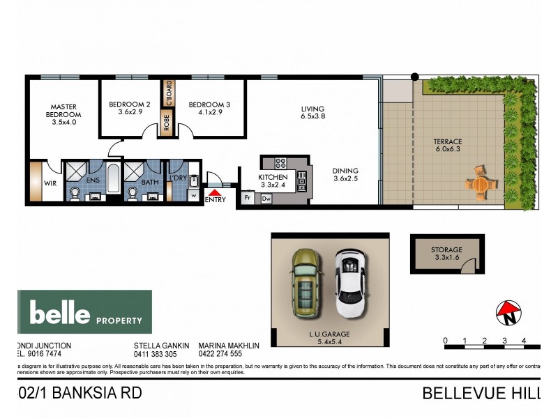 602/1-3 Banksia Road, Bellevue Hill NSW 2023 Floorplan