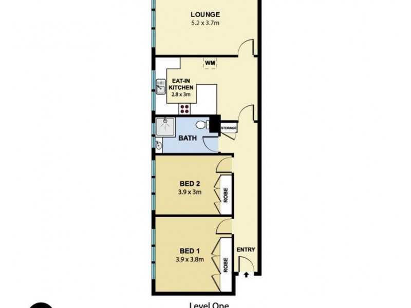 6/3 Elanora Street, Rose Bay NSW 2029 Floorplan
