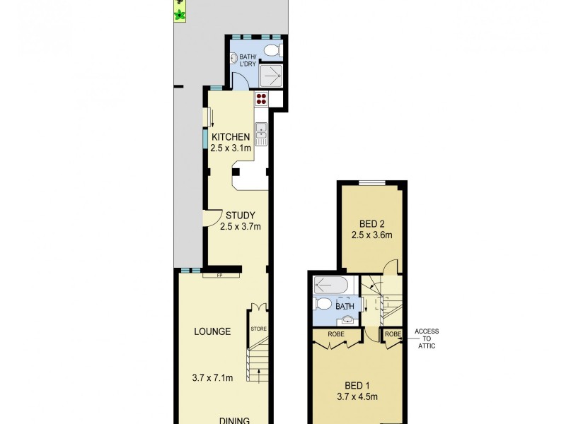 101 Greens Road, Paddington NSW 2021 Floorplan