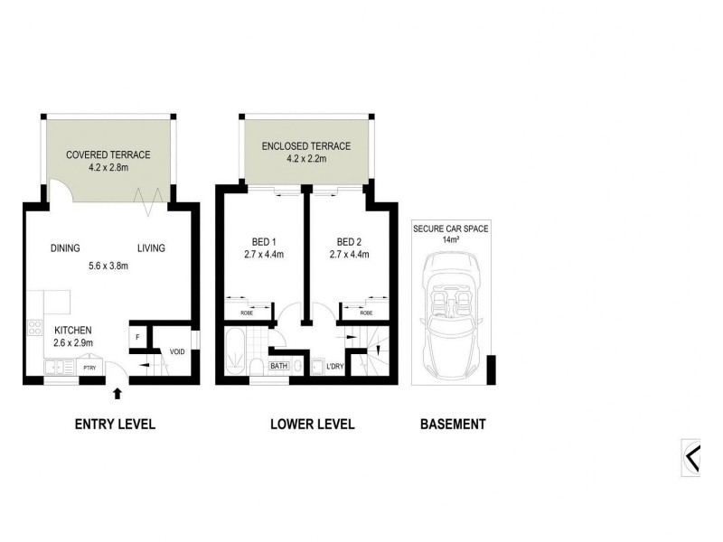 19/44 Melrose Parade, Clovelly NSW 2031 Floorplan