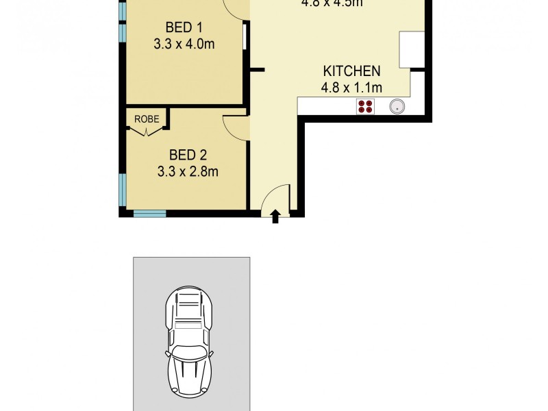 1/228 Clovelly Road, Coogee NSW 2034 Floorplan