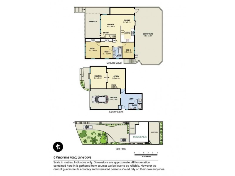 6 Panorama Road, Lane Cove NSW 2066 Floorplan