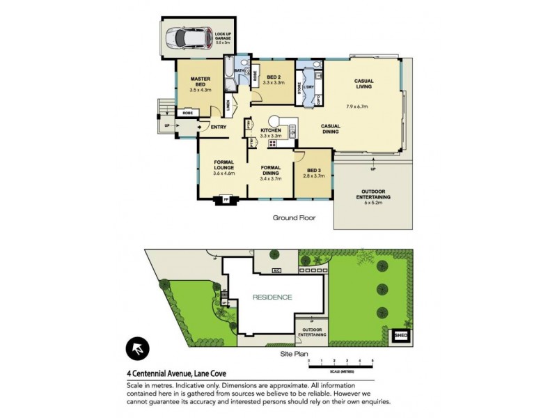 4 Centennial Avenue, Lane Cove NSW 2066 Floorplan
