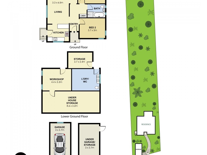 43 Johnston Crescent, Lane Cove NSW 2066 Floorplan