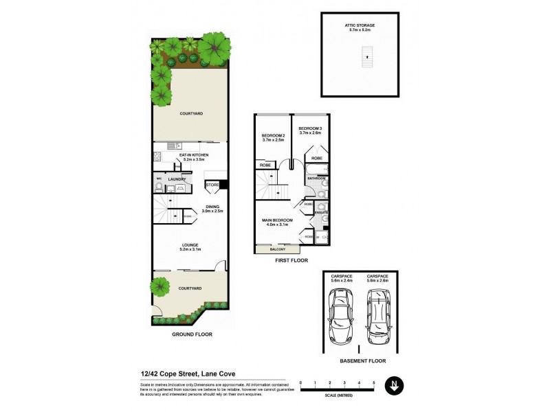 12/42 Cope Street, Lane Cove NSW 2066 Floorplan