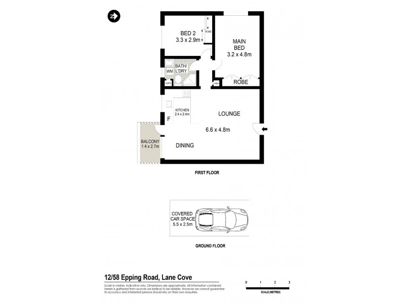 12/58 Epping Road, Lane Cove NSW 2066 Floorplan