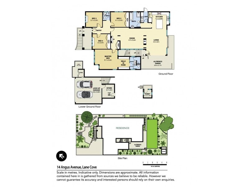 14 Angus Avenue, Lane Cove NSW 2066 Floorplan