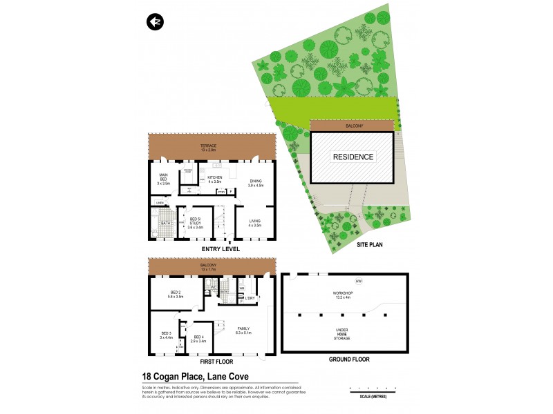 18 Cogan Place, Lane Cove NSW 2066 Floorplan