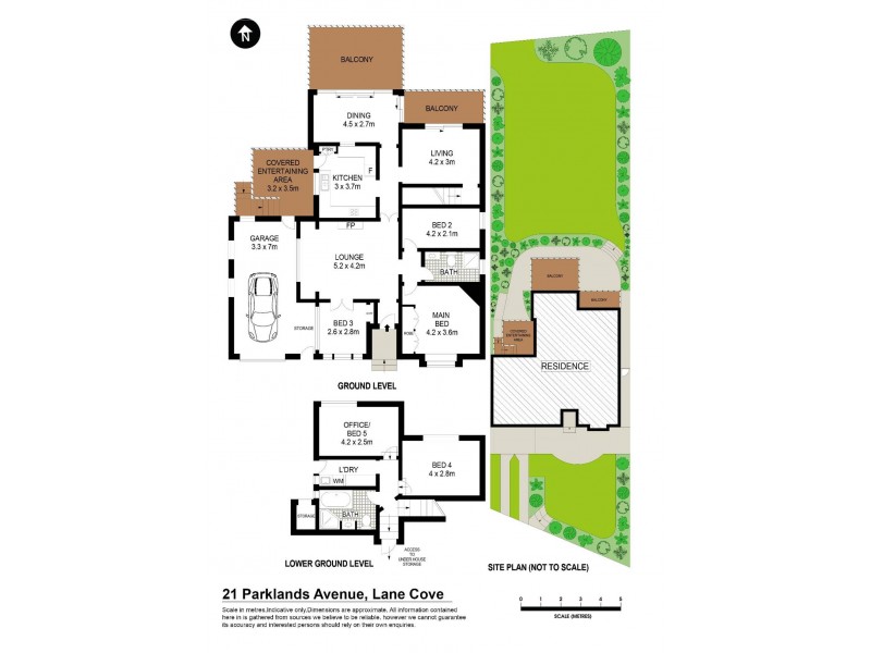 21 Parklands Avenue, Lane Cove NSW 2066 Floorplan
