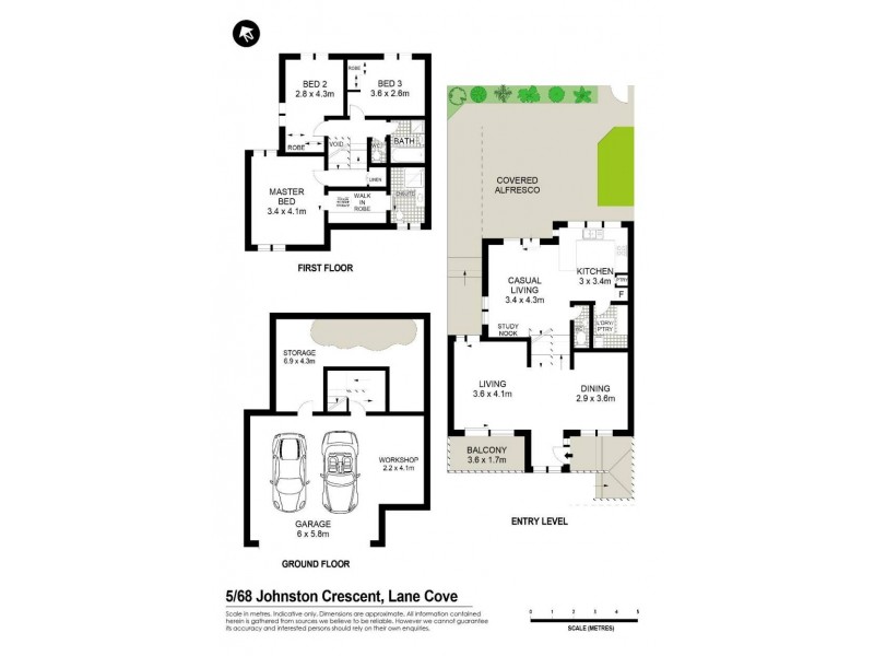 5/68 Johnston Crescent, Lane Cove NSW 2066 Floorplan