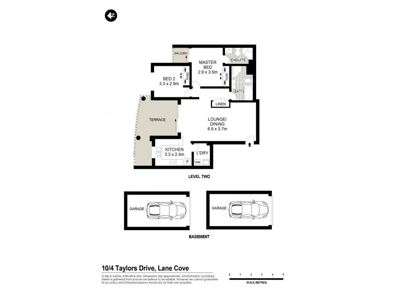 10/4 Taylors Drive, Lane Cove NSW 2066 Floorplan
