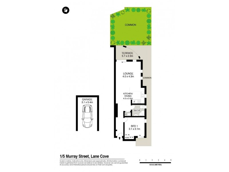 1/5 Murray Street, Lane Cove NSW 2066 Floorplan