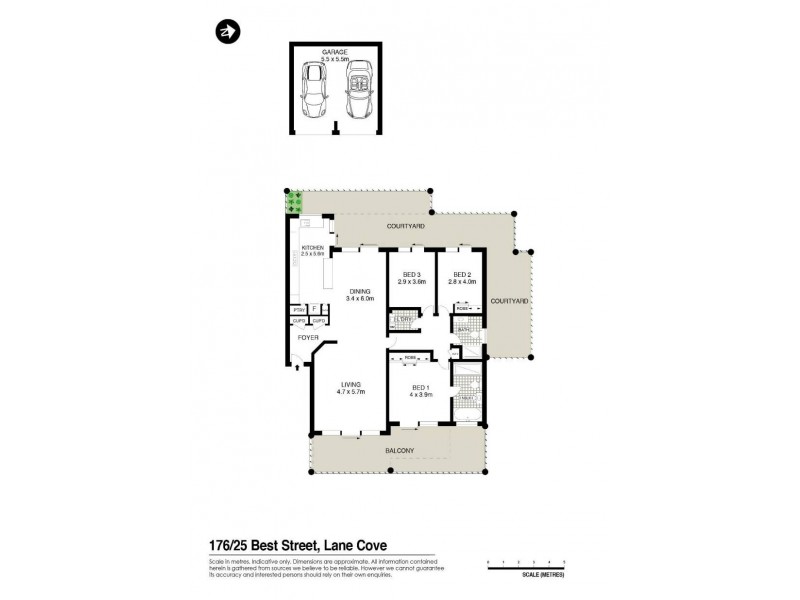 176/25 Best Street, Lane Cove NSW 2066 Floorplan