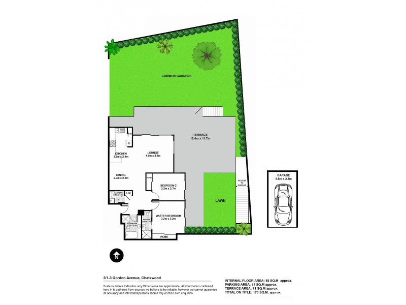 3/1-3 Gordon Avenue, Chatswood NSW 2067 Floorplan