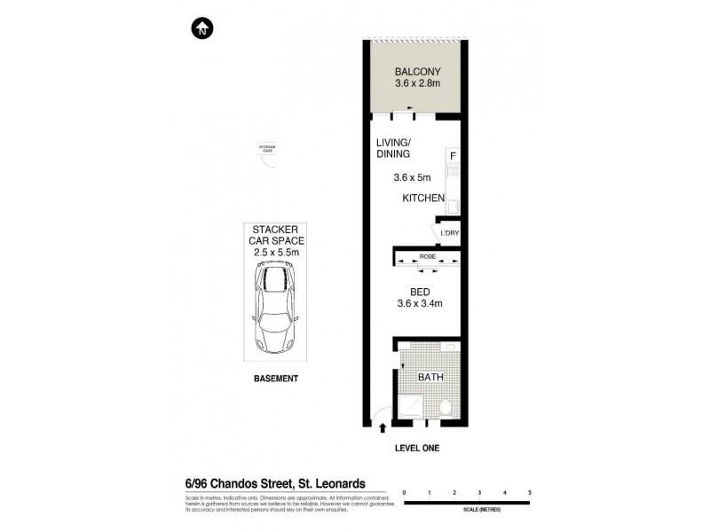 6/96 Chandos Street, St Leonards NSW 2065 Floorplan