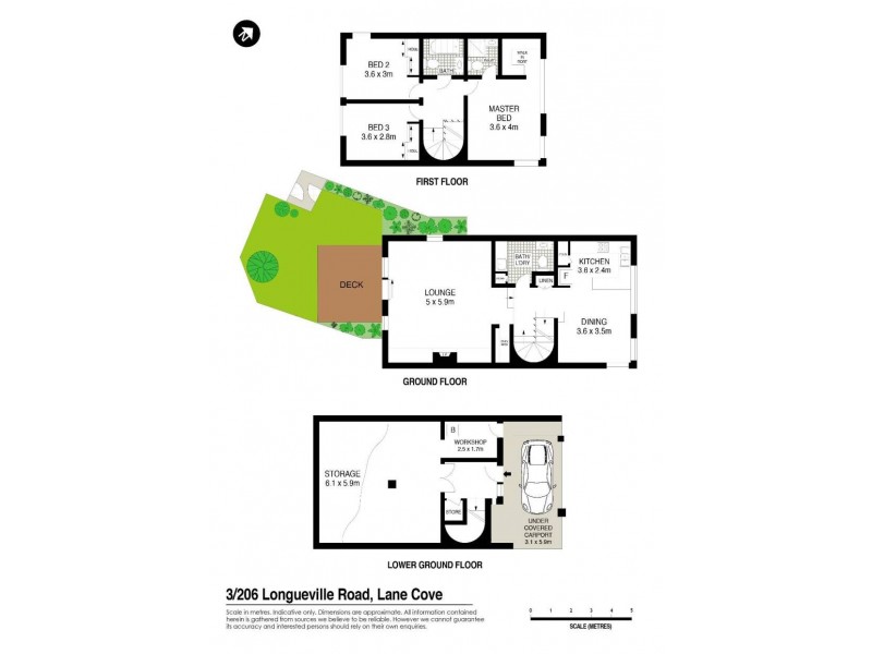 3/206 Longueville Road, Lane Cove NSW 2066 Floorplan
