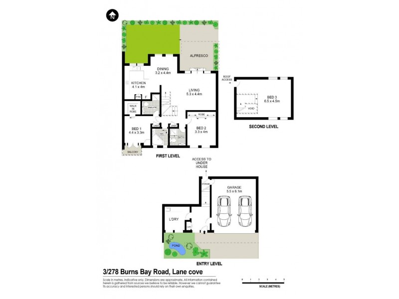 3/278 Burns Bay Road, Lane Cove NSW 2066 Floorplan