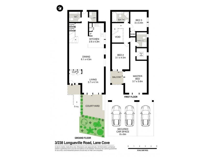 3/238 Longueville Road, Lane Cove NSW 2066 Floorplan