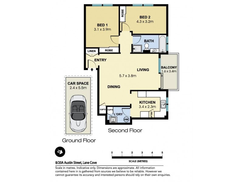 8/20a Austin Street, Lane Cove NSW 2066 Floorplan