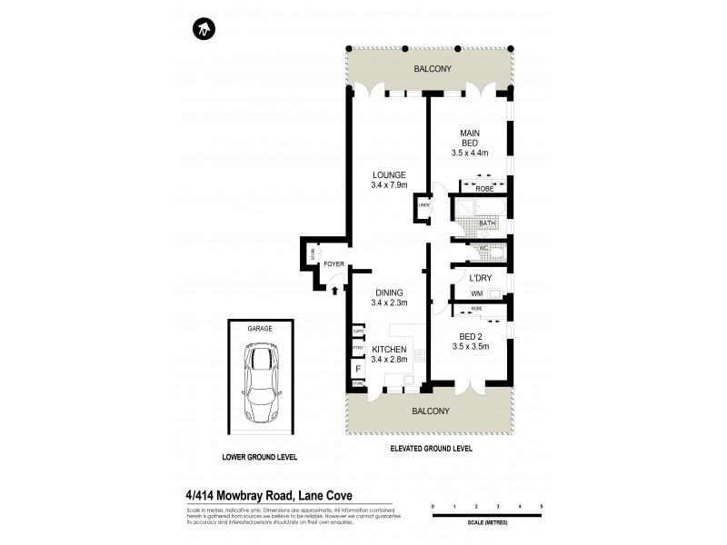 4/414 Mowbray Road, Lane Cove NSW 2066 Floorplan