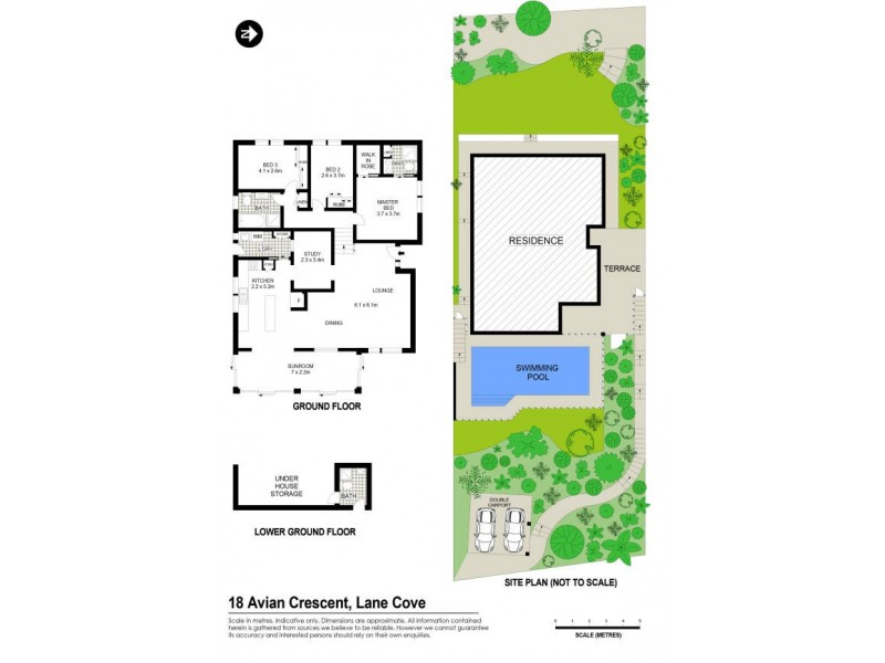 18 Avian Crescent, Lane Cove NSW 2066 Floorplan