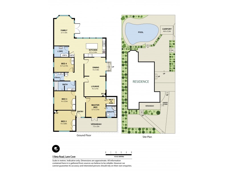 5 Beta Road, Lane Cove NSW 2066 Floorplan