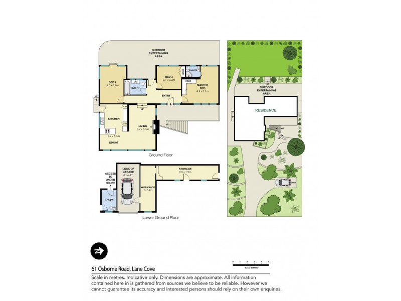 61 Osborne Road, Lane Cove NSW 2066 Floorplan