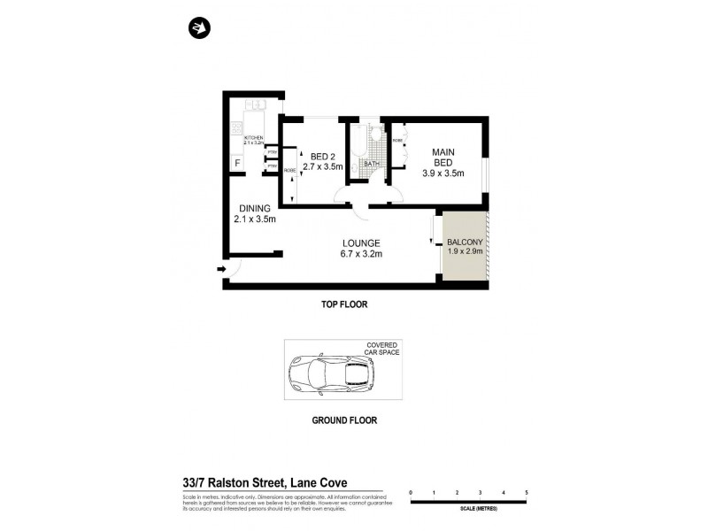 33/5-7 Ralston Street, Lane Cove NSW 2066 Floorplan