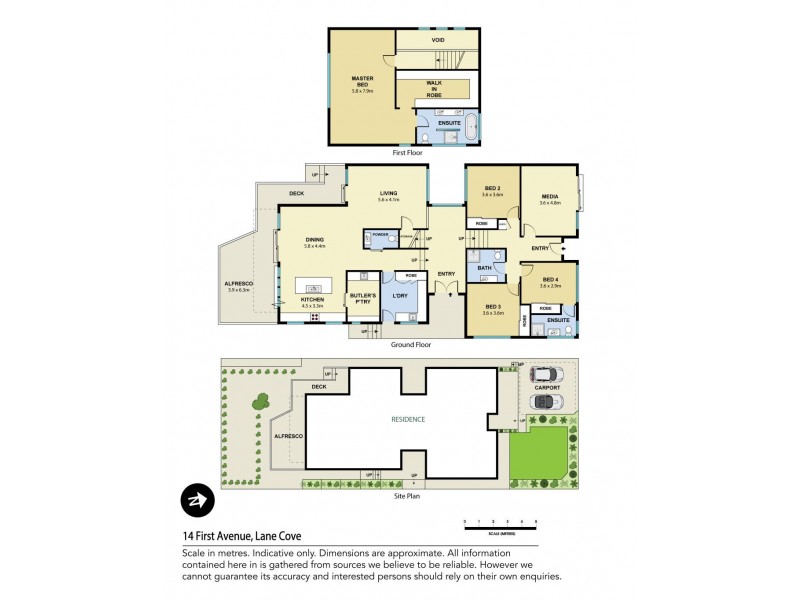14 First Avenue, Lane Cove NSW 2066 Floorplan