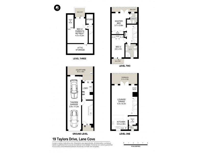 19 Taylors Drive, Lane Cove NSW 2066 Floorplan