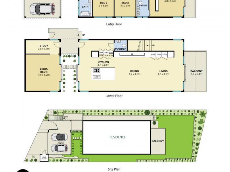 2b St Lawrence Street, Greenwich NSW 2065 Floorplan