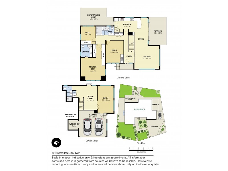 82 Osborne Road, Lane Cove NSW 2066 Floorplan