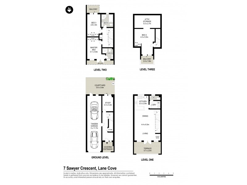 7 Sawyer Crescent, Lane Cove NSW 2066 Floorplan
