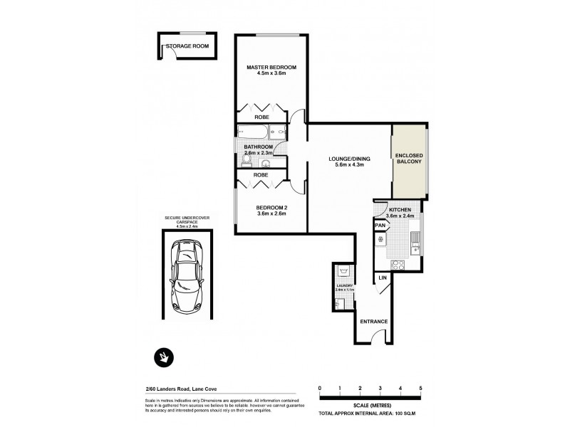 2/60 Landers Road, Lane Cove NSW 2066 Floorplan