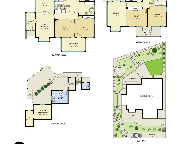 12 Glenview Street, Greenwich NSW 2065 Floorplan