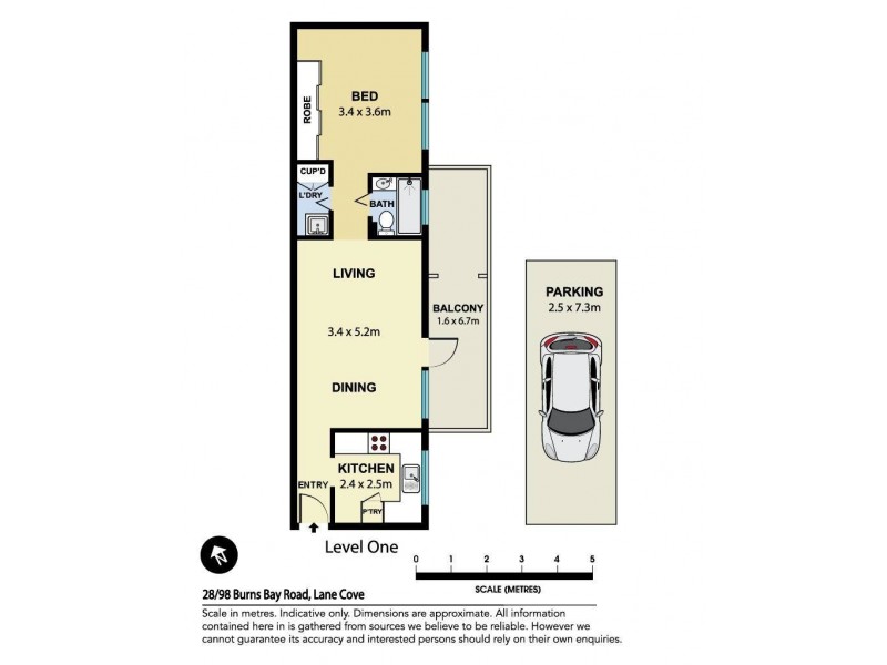 28/98 Burns Bay Road, Lane Cove NSW 2066 Floorplan