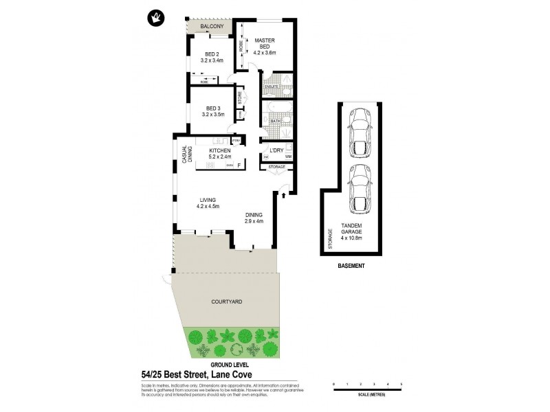54/25 Best Street, Lane Cove NSW 2066 Floorplan
