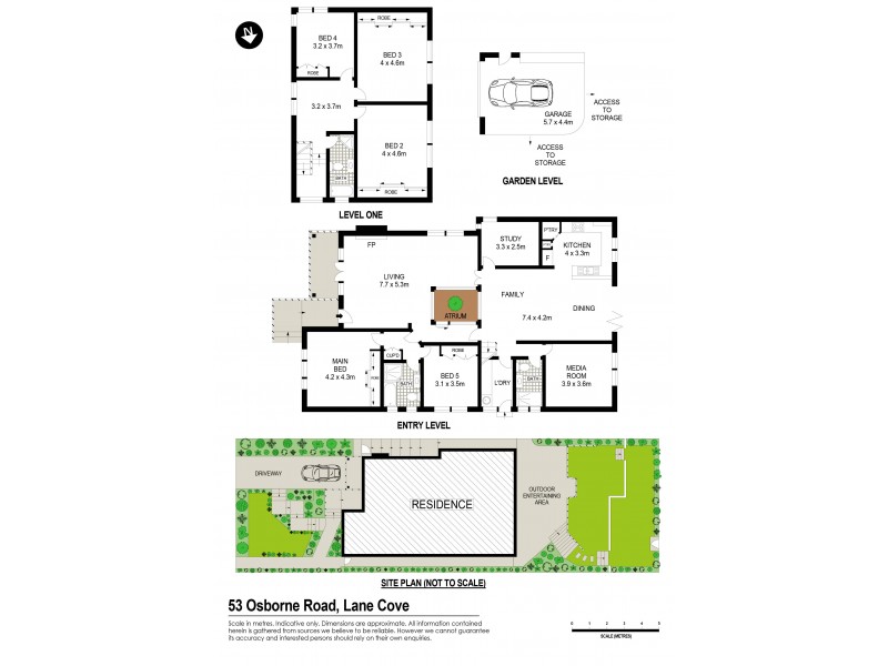 53 Osborne Road, Lane Cove NSW 2066 Floorplan