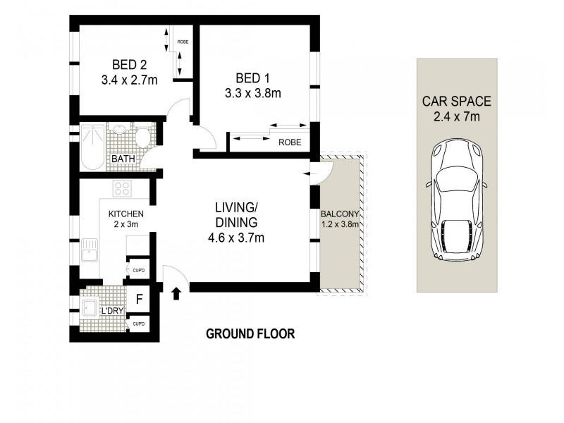 6/52 Greenwich Road, Greenwich NSW 2065 Floorplan