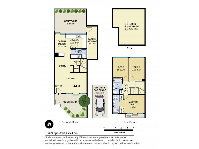 18/42 Cope Street, Lane Cove NSW 2066 Floorplan