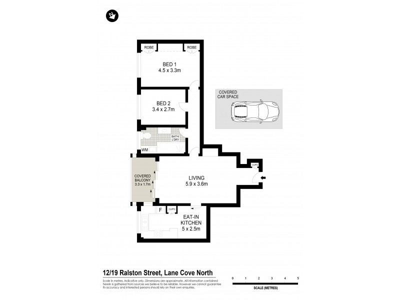 12/19 Ralston Street, Lane Cove NSW 2066 Floorplan