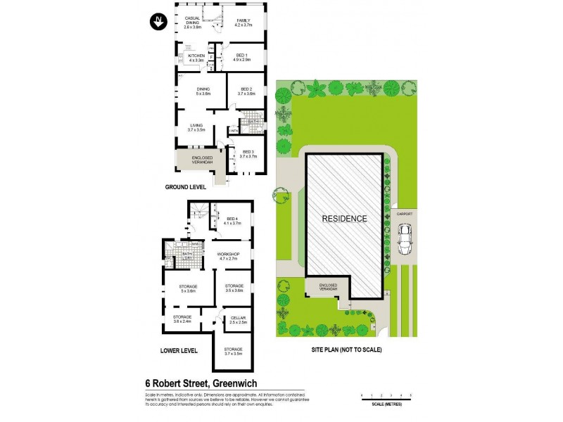 6 Robert Street, Greenwich NSW 2065 Floorplan