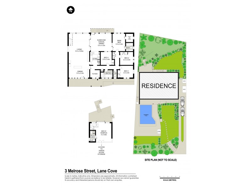 3 Melrose Street, Lane Cove NSW 2066 Floorplan