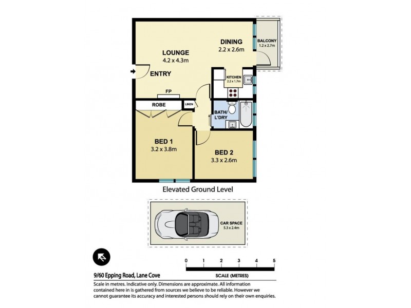 9/60 Epping Road, Lane Cove NSW 2066 Floorplan