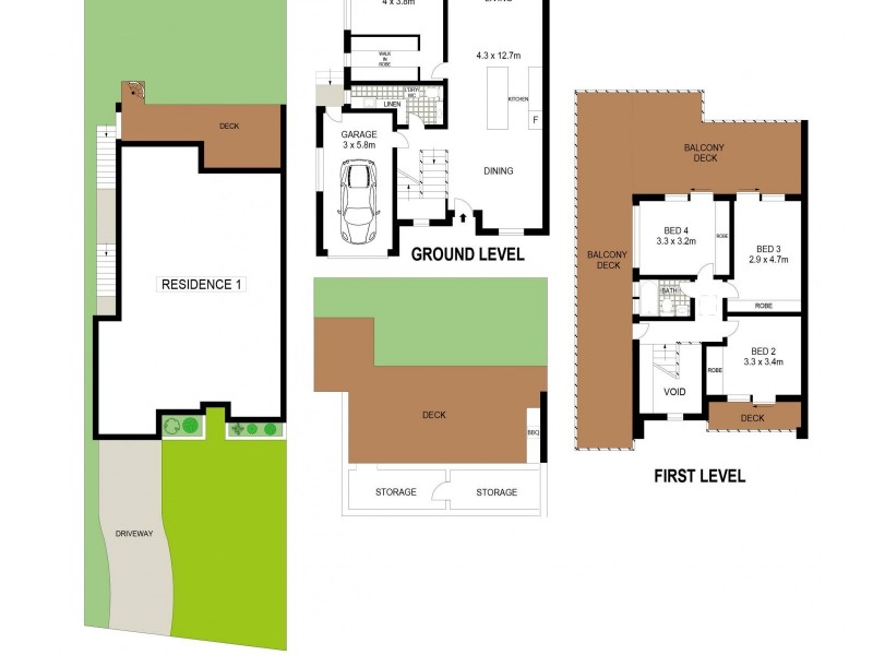 2A/144 Fullers Road, Chatswood NSW 2067 Floorplan
