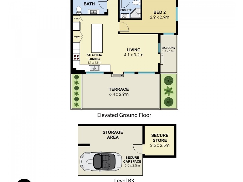 20/7-17 Sinclair Street, Wollstonecraft NSW 2065 Floorplan