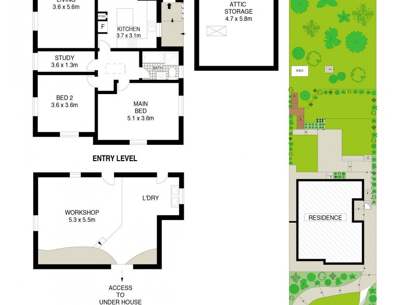 53 Johnston Crescent, Lane Cove NSW 2066 Floorplan