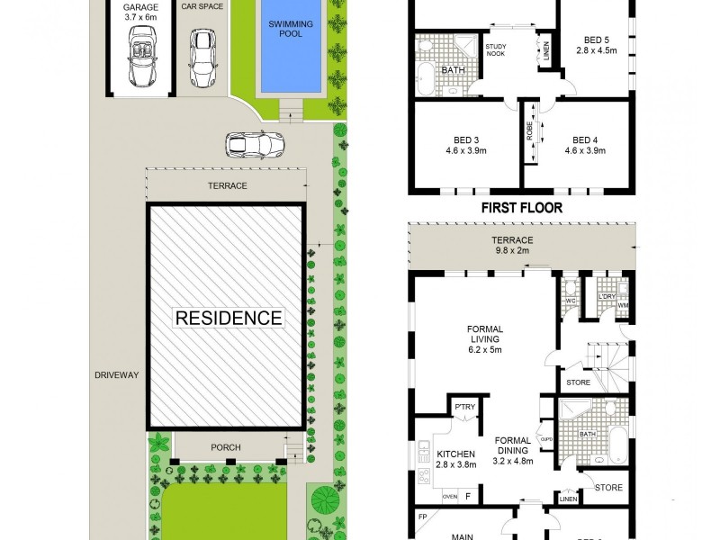 21 Sutherland Street, Lane Cove NSW 2066 Floorplan