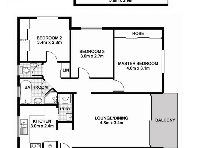 1/7-9 Little Street, Lane Cove NSW 2066 Floorplan